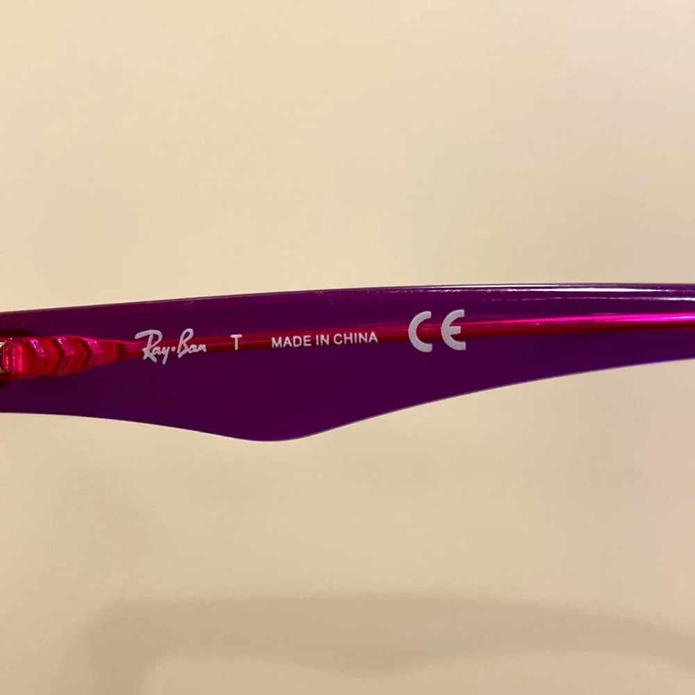 Ray Ban Wine Berry Purple Eyeglasses Frames (Kids)